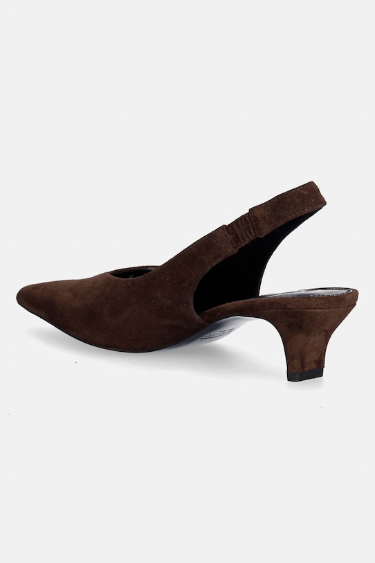 Obuwie Gant czółenka na niskim obcasie zamszowe Tillbye 32523305.G46 brązowy