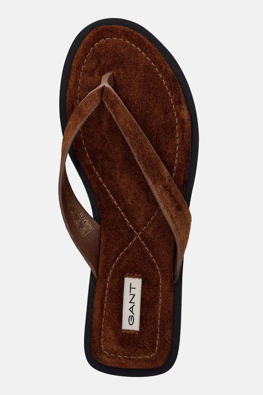 Gant japonki damskie zamszowe Sunlaz brązowy 32563261.G45