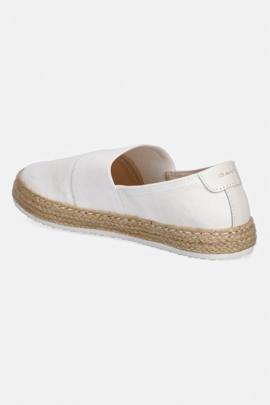 Obuwie Gant espadryle damskie bawełniane Raffiaville 32568323.G20 biały