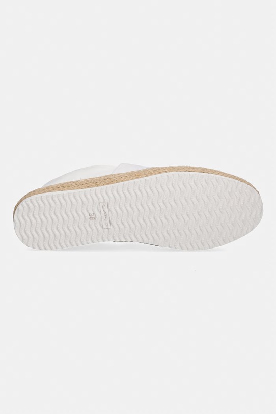 Gant espadryle damskie bawełniane Raffiaville 32568323.G20 biały