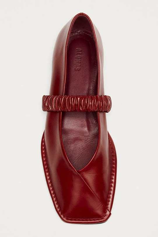 Обувь Кожаные балетки Alohas Lautan S101091.02 красный