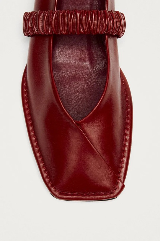 Кожаные балетки Alohas Lautan красный S101091.02