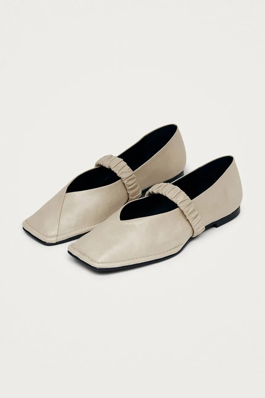 Кожаные балетки Alohas Lautan S101091.03 бежевый SS26