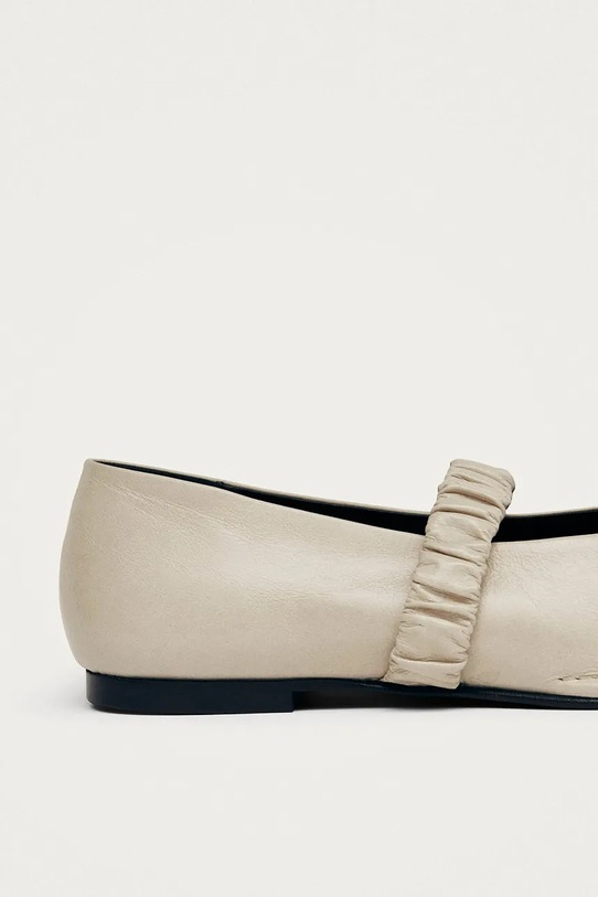 Кожаные балетки Alohas Lautan S101091.03 бежевый