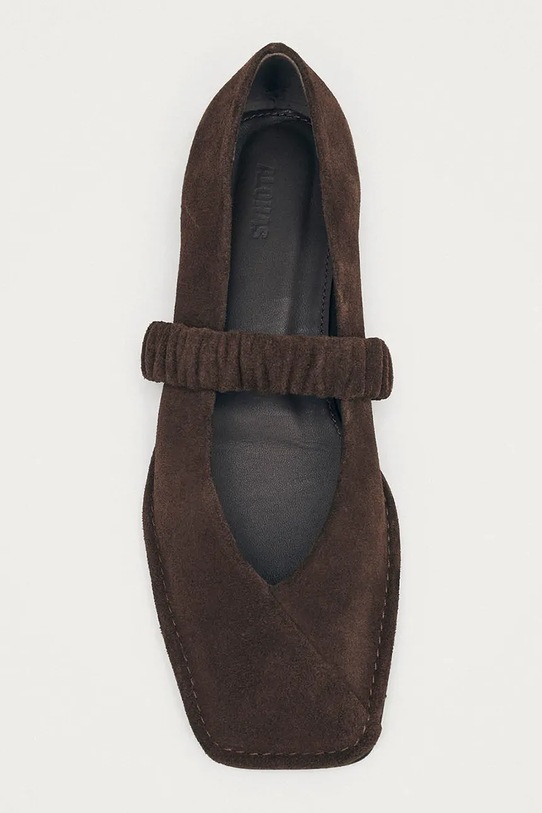 Παπούτσια Μπαλαρίνες σουέτ Alohas Lautan S101176.01 καφέ