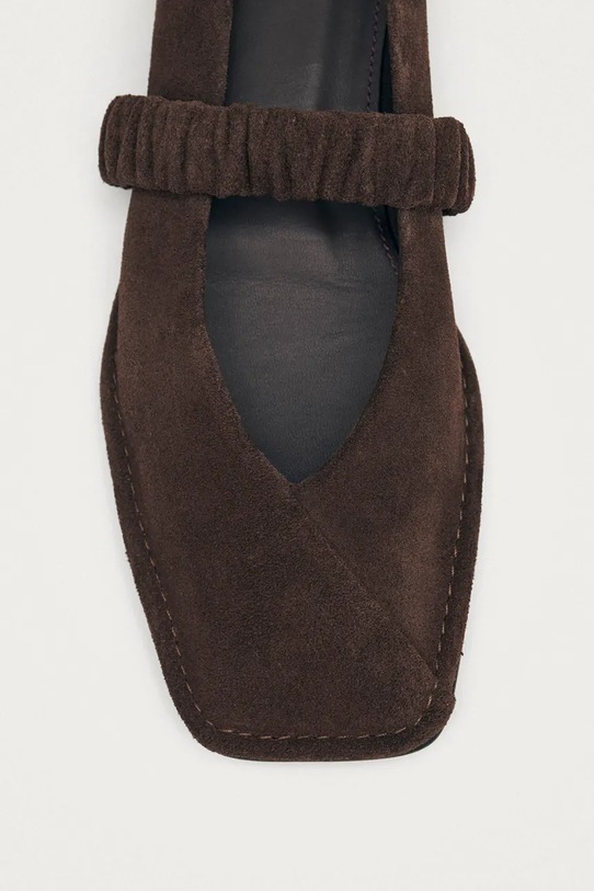 Μπαλαρίνες σουέτ Alohas Lautan καφέ S101176.01