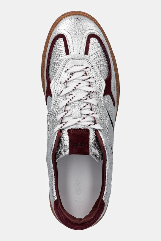 Шкіряні кросівки Alohas Tb.490 срібний S101208.01