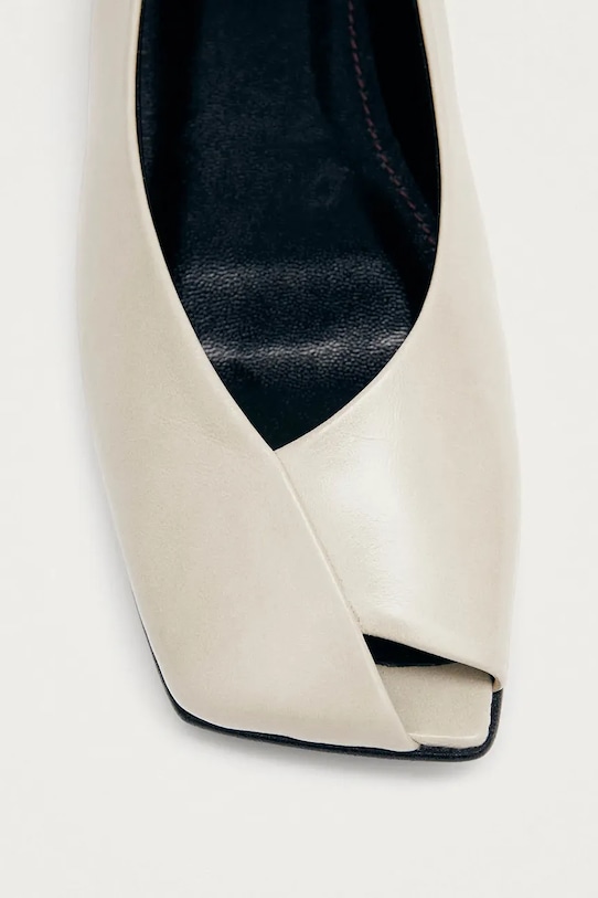 Alohas baleriny skórzane Katia beżowy S101108.01