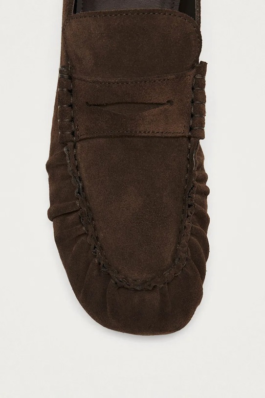 Alohas mokasyny skórzane Aven brązowy S101214.01