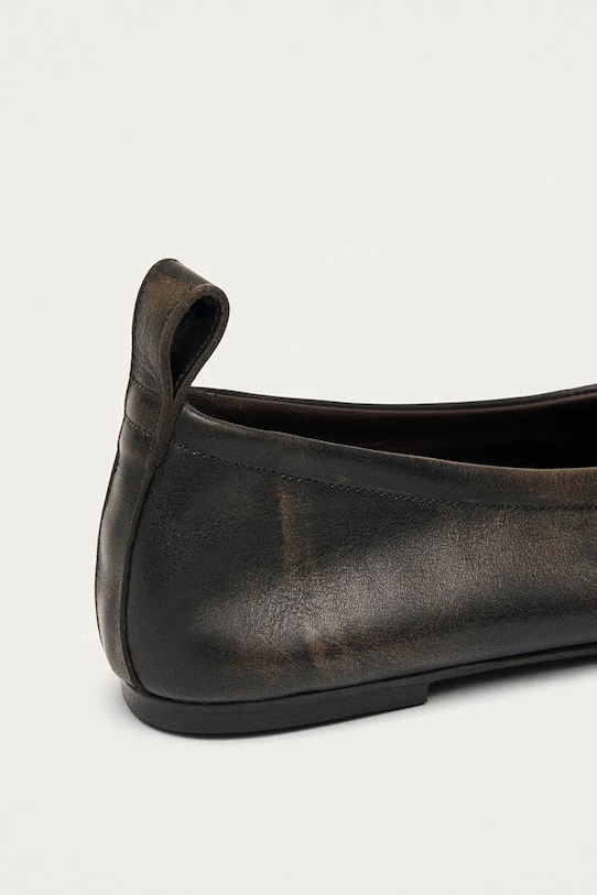 Δερμάτινες μπαλαρίνες Alohas Rosalind S101318.01 καφέ