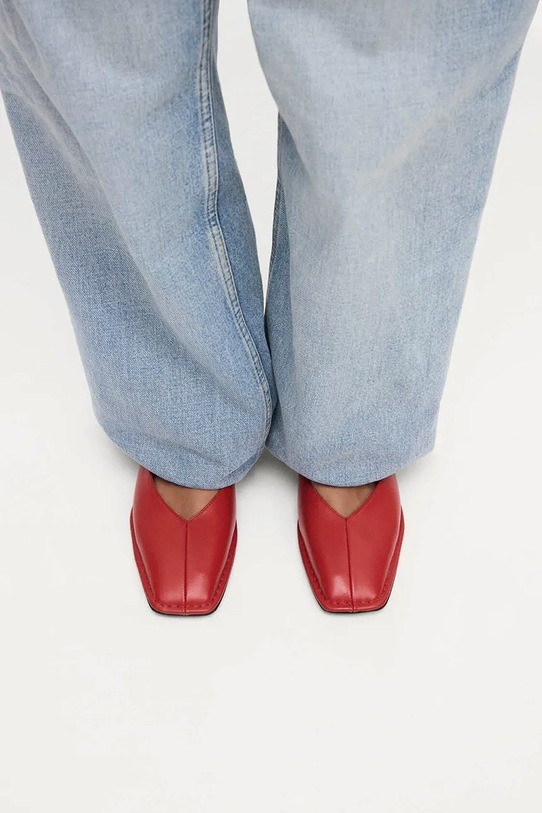 Alohas baleriny skórzane Sway S00191.21