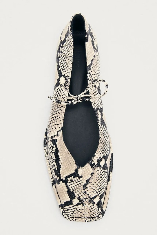 Obuwie Alohas baleriny skórzane Sway S100588.02 beżowy