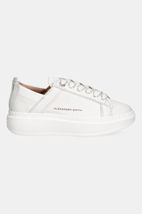 Alexander Smith sneakersy skórzane Wembley Unlined ASBDWBW0317TWT biały SS26