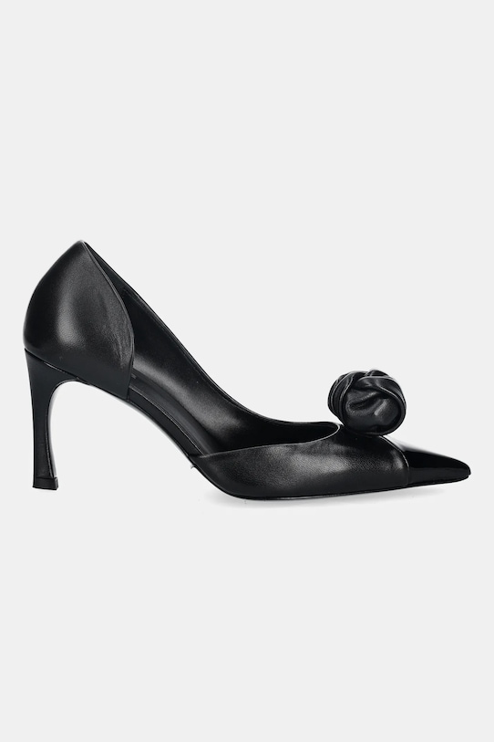 Rotate szpilki skórzane 115987100.100 czarny SS26