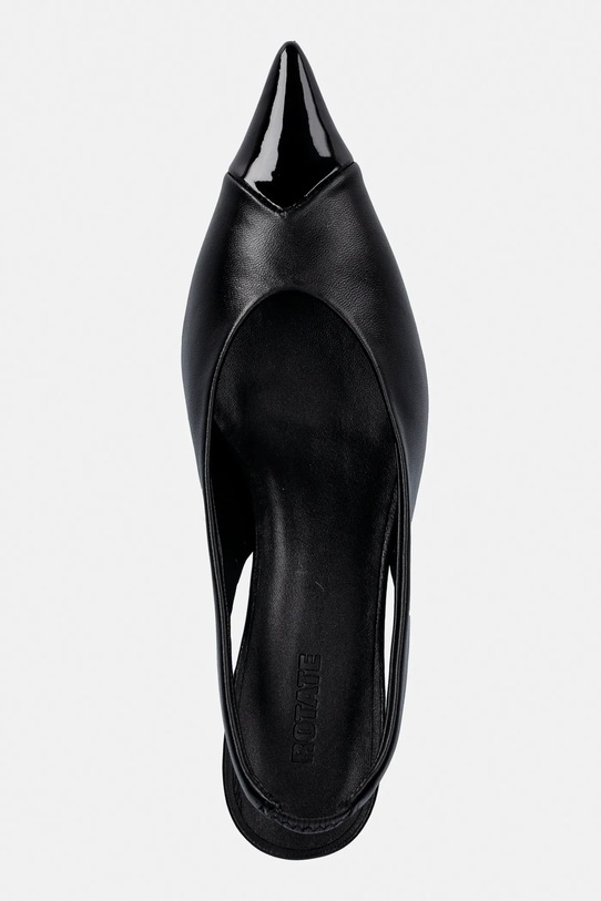 Rotate szpilki skórzane czarny 115986100.100