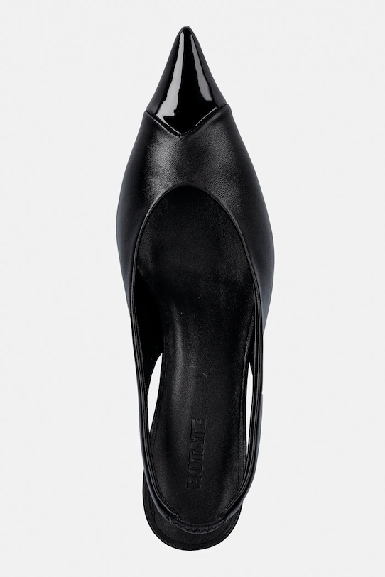 Rotate szpilki skórzane czarny 115986100.100