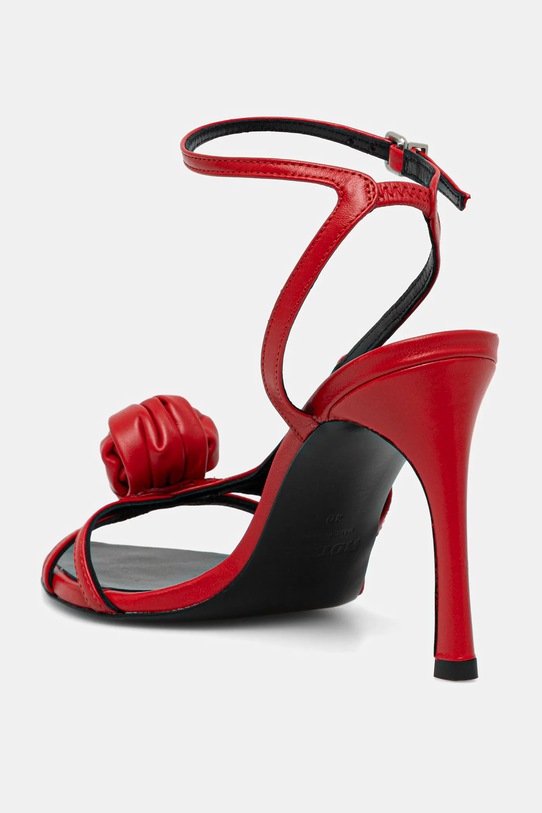 Obuwie Rotate sandały skórzane 115991202.202 czerwony