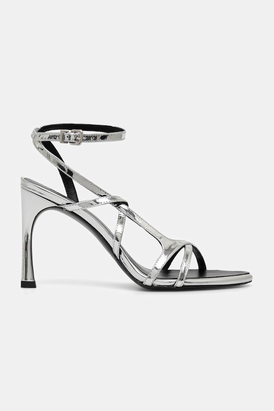 Rotate sandały skórzane 1159902293.2293 srebrny SS26