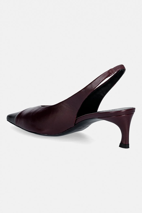 Obuwie Rotate szpilki skórzane 1159853090.3090 bordowy