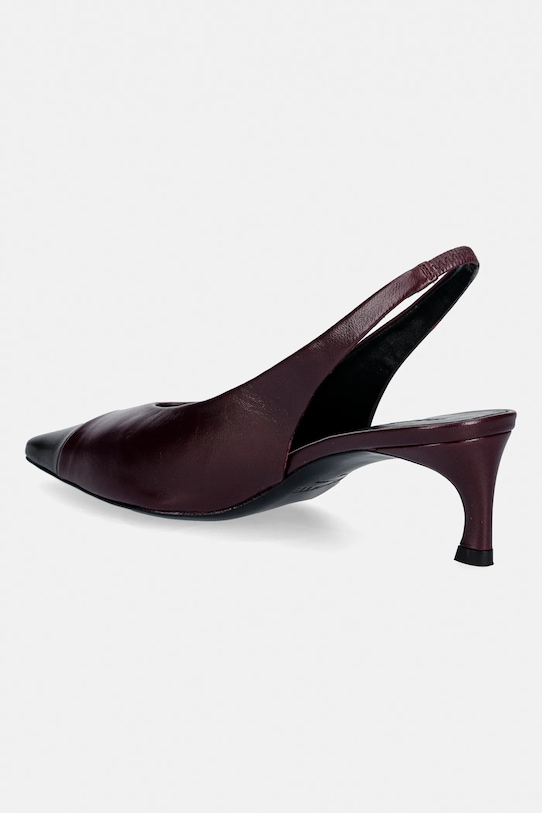 Obuwie Rotate szpilki skórzane 1159853090.3090 bordowy