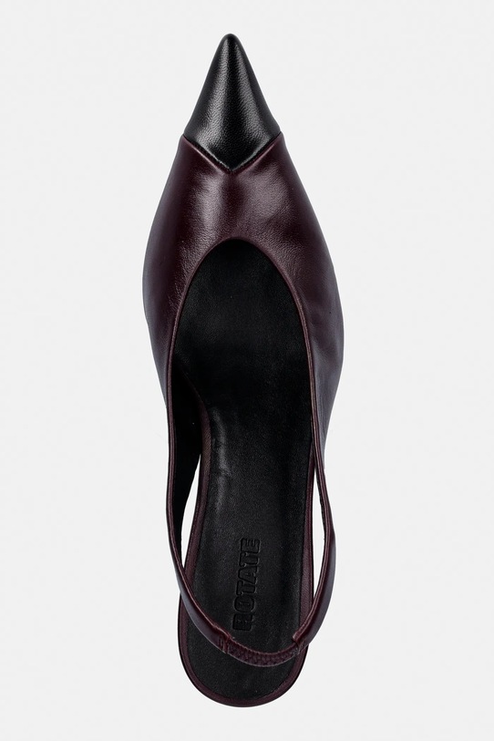 Rotate szpilki skórzane bordowy 1159853090.3090