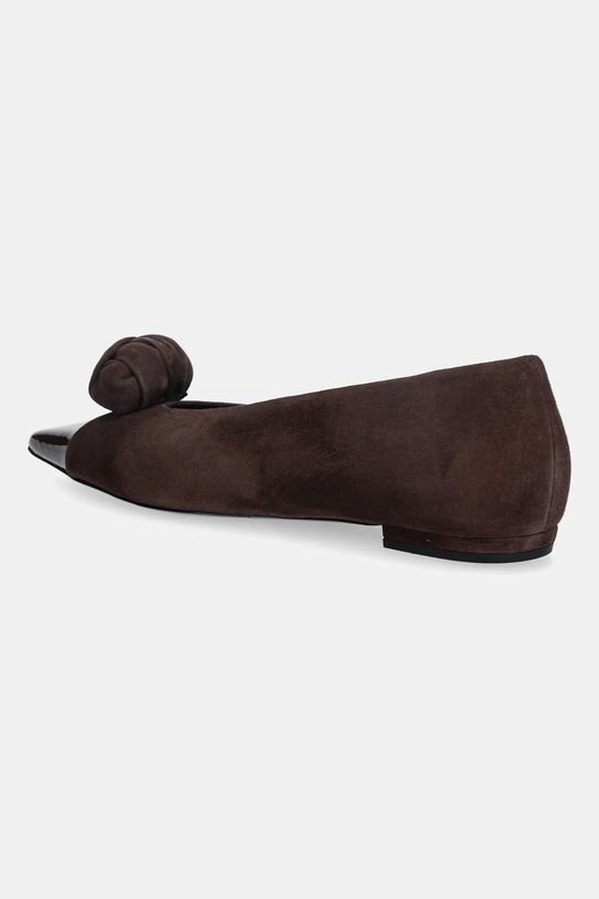 Obuwie Rotate baleriny zamszowe 115982573.573 brązowy