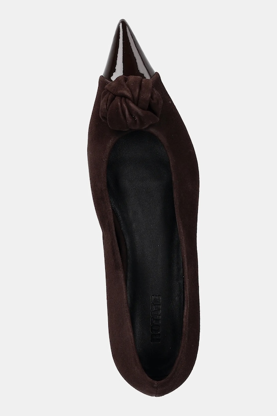 Rotate baleriny zamszowe brązowy 115982573.573