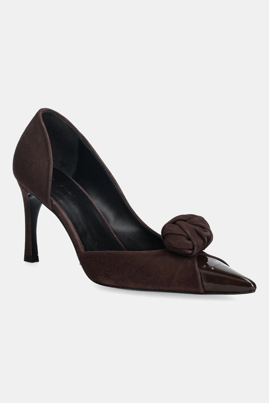 Rotate szpilki zamszowe szpilka brązowy 115988573.573