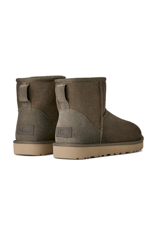 Obuwie UGG śniegowce zamszowe W Classic Mini II 1016222.DDRG brązowy