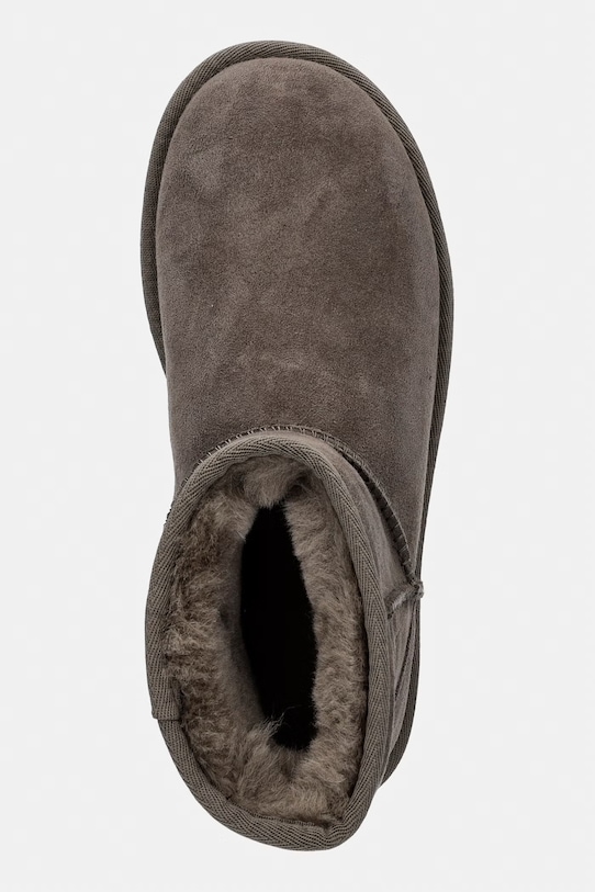 UGG śniegowce zamszowe W Classic Mini II brązowy 1016222.DDRG