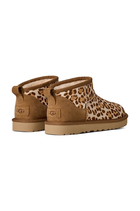 Obuv Semišové snehule UGG W Classic Ultra Mini Plains 1178110.FDJ béžová