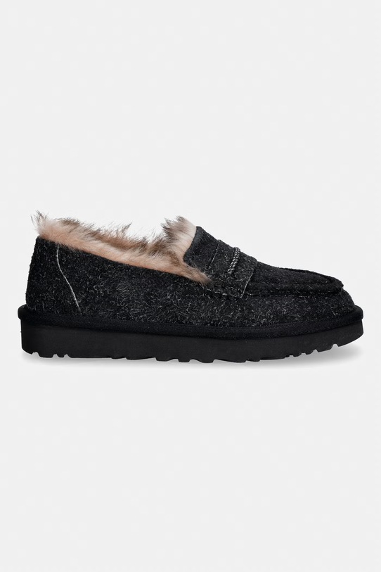 UGG mokasyny zamszowe W Ellis Loafer 1179390.BLK czarny SS26