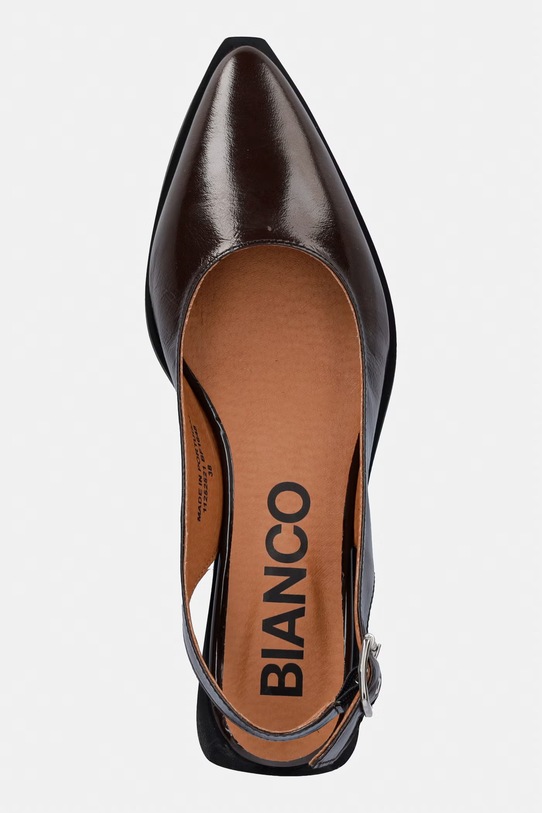 Bianco baleriny skórzane BIAVICTORIA brązowy 11252521