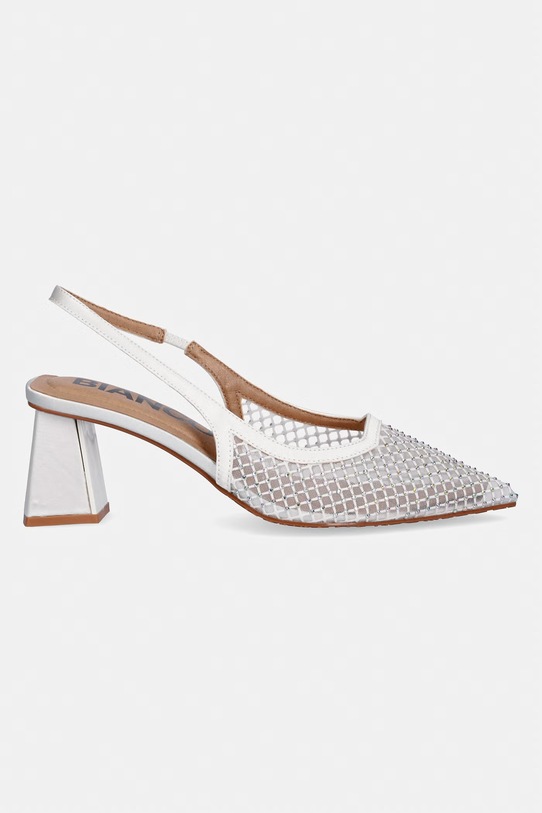 Bianco czółenka z odkrytą piętą BIAMARALYN 11241809 biały SS26