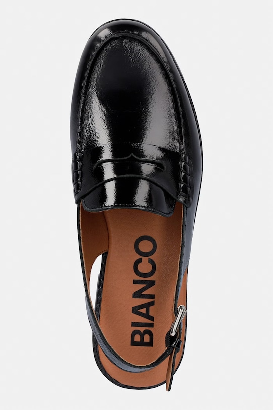 Bianco mokasyny damskie skórzane BIAPOP czarny 11251694