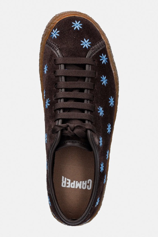 Σουέτ αθλητικά παπούτσια Camper Peu Terreno καφέ K201824.004
