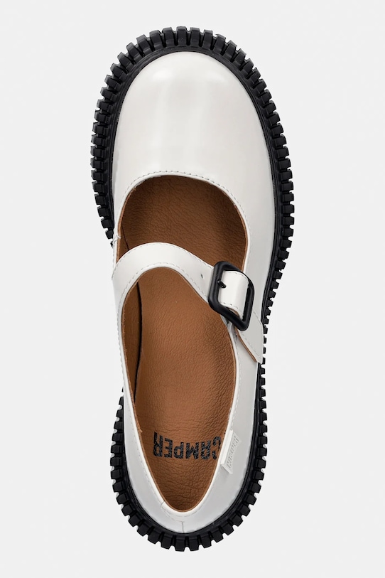 Шкіряні туфлі Camper Pix London білий K201876.002