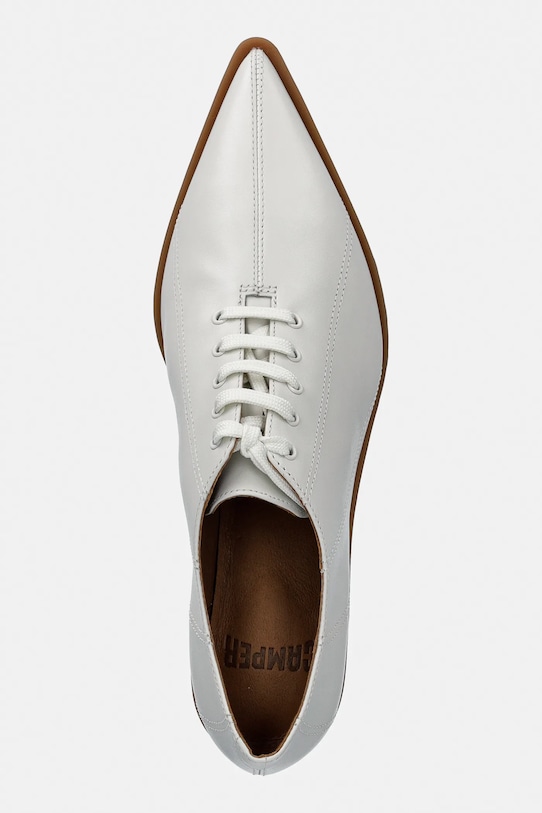 Δερμάτινα κλειστά παπούτσια Camper Anita λευκό K201899.002