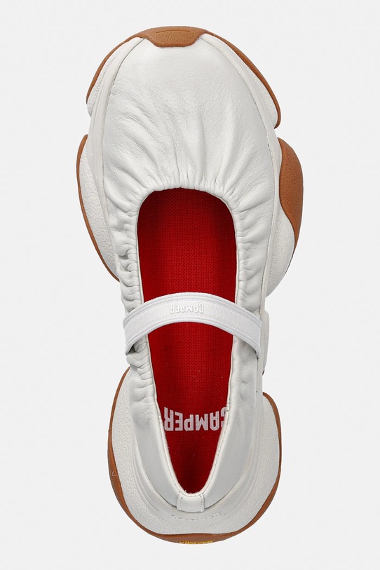 Δερμάτινες μπαλαρίνες Camper Karst 2 λευκό K201923.003