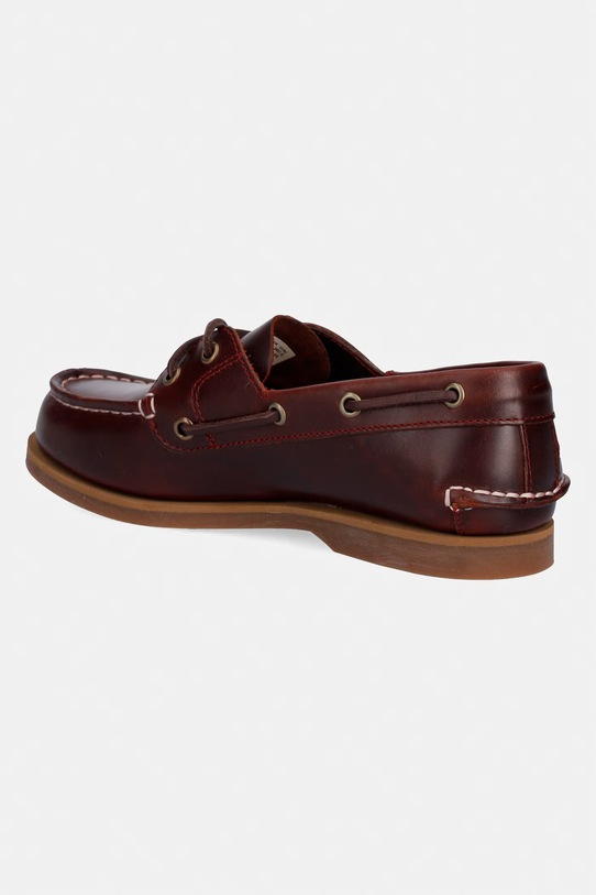 Obuwie Timberland mokasyny damskie skórzane Classic Boat Boat TB0A2Q9XEIW1 bordowy