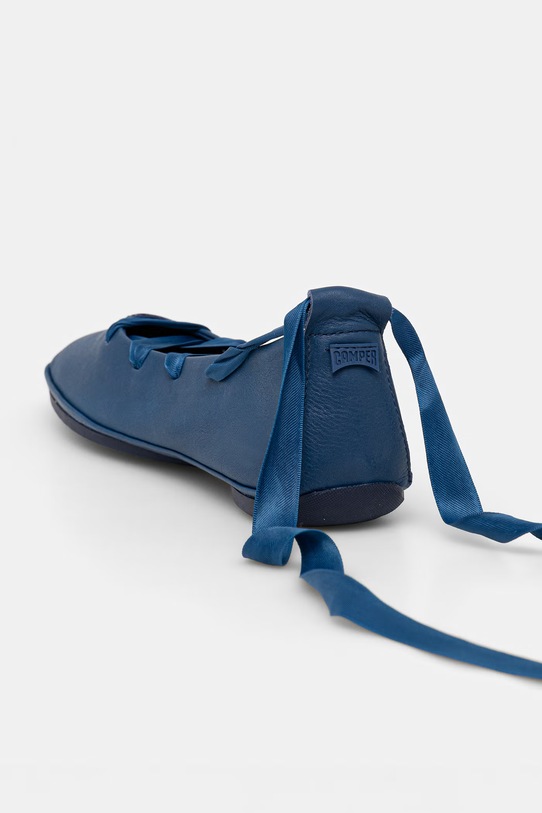 Обувки Camper балеринки от кожа Right Nina K201835.007 тъмносин