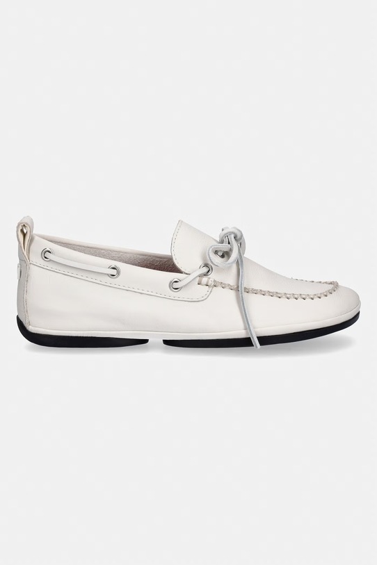 Kožené mokasíny Camper Right Nina K201848.004 bílá SS26
