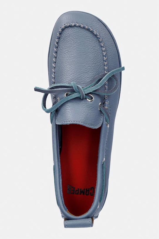 Kožené mokasíny Camper Right Nina modrá K201848.005