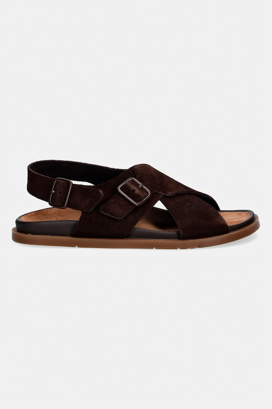Semišové sandály Camper Lluc Sandal K201880.001 hnědá SS26