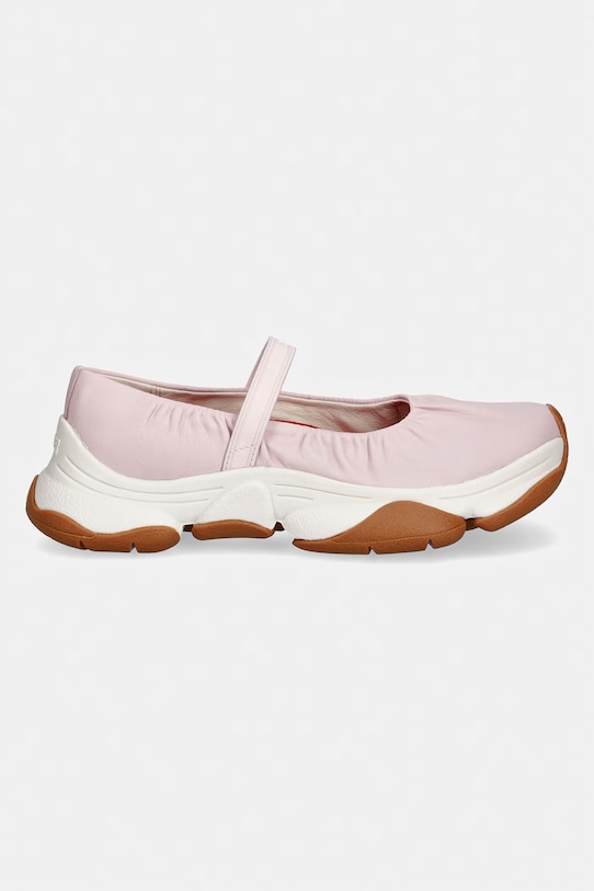 Usnjene balerinke Camper Karst 2 K201923.001 roza SS26