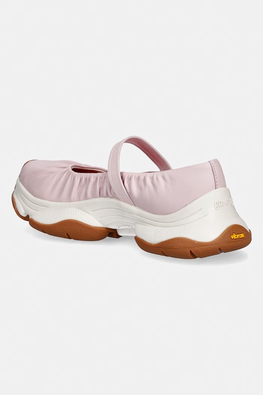 Obutev Usnjene balerinke Camper Karst 2 K201923.001 roza