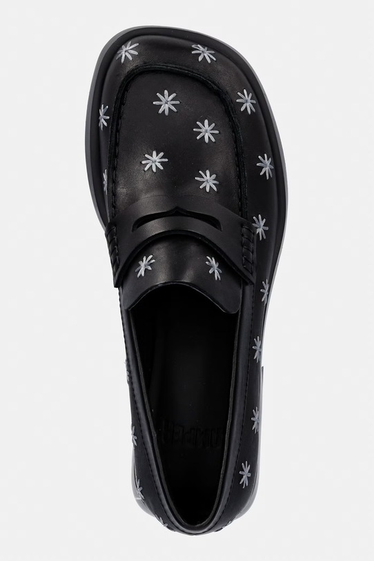 Camper mokasíny dámske kožené Donna čierna K201937.002