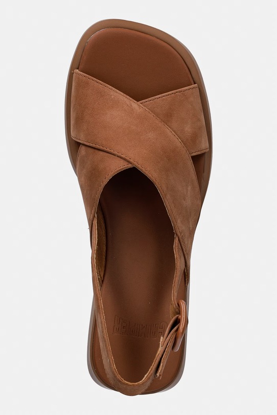 Camper sandały zamszowe Dana brązowy K201600.008