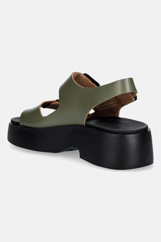 Încălțăminte Camper sandale de piele Tasha K201712.004 verde