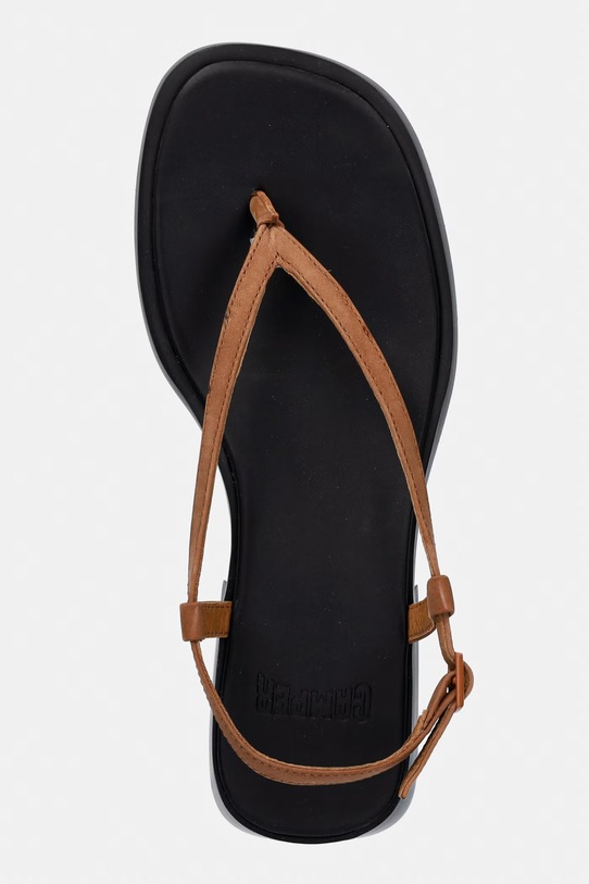 Camper sandały damskie skórzane Dana brązowy K201893.001